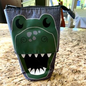 Thirty-One: Green Dinosaur expandable snack bag